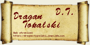 Dragan Topalski vizit kartica
